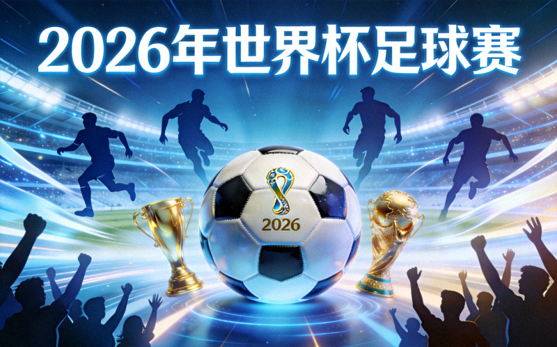 2026年世界杯足球赛概念宣传图片
